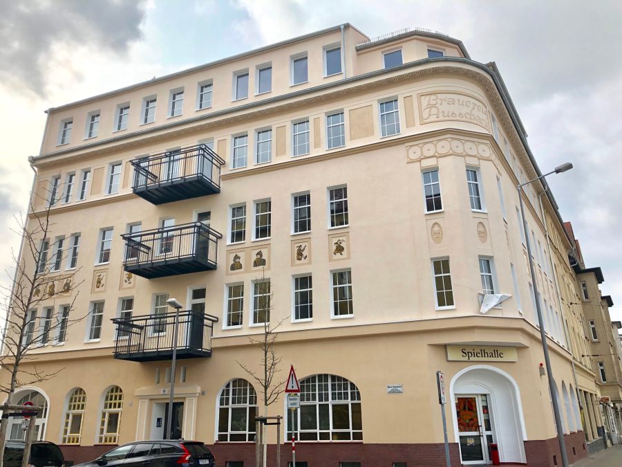Mixed-use building in Leipzig-Möckern